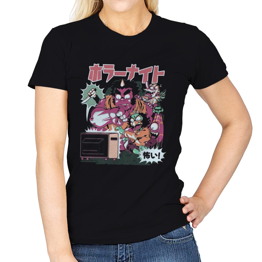 Horror Night - Womens T-Shirts RIPT Apparel Small / Black