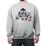 Horror Park - Best Seller - Crew Neck Sweatshirt Crew Neck Sweatshirt RIPT Apparel Small / Sport Gray