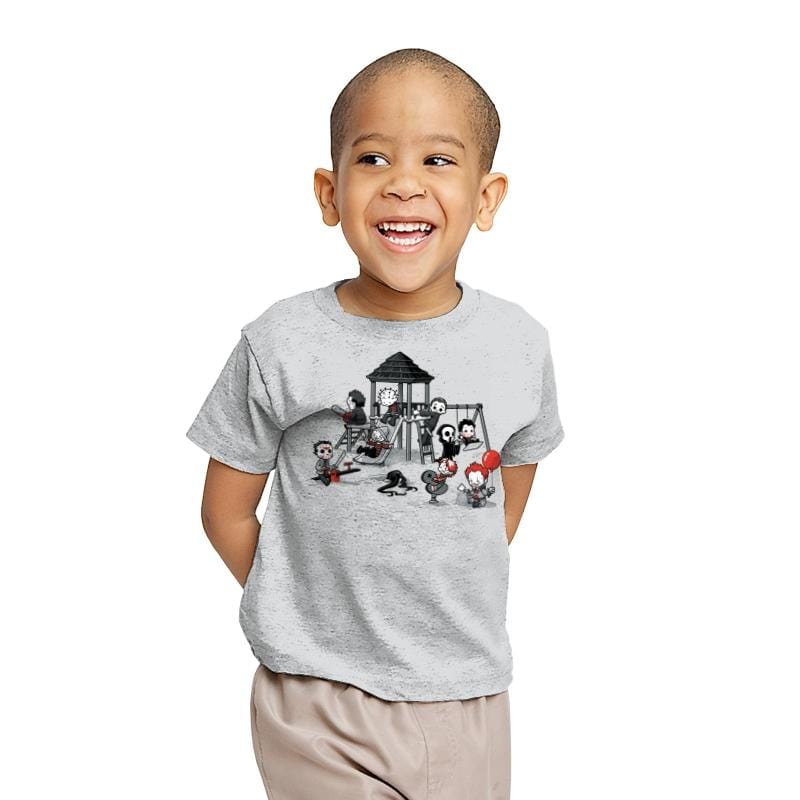 Horror Park - Youth T-Shirts RIPT Apparel X-small / Sport grey