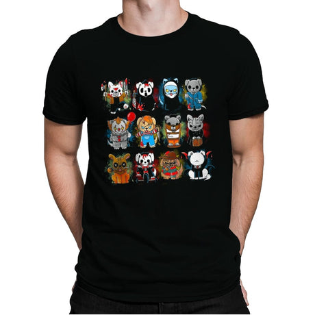 Horror Puppies - Mens Premium T-Shirts RIPT Apparel Small / Black