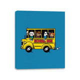 Horror School Bus - Canvas Wraps Canvas Wraps RIPT Apparel 11x14 / Sapphire