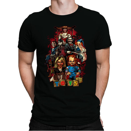 Horror Toys - Mens Premium T-Shirts RIPT Apparel Small / Black