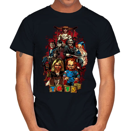 Horror Toys - Mens T-Shirts RIPT Apparel Small / Black