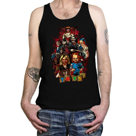 Horror Toys - Tanktop Tanktop RIPT Apparel X-Small / Black