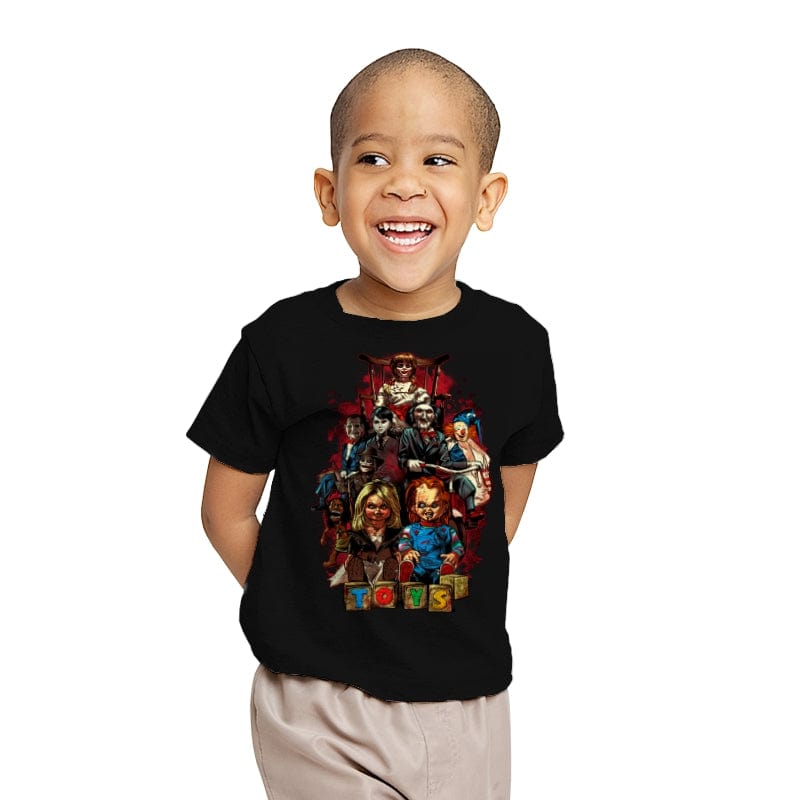Horror Toys - Youth T-Shirts RIPT Apparel X-small / Black