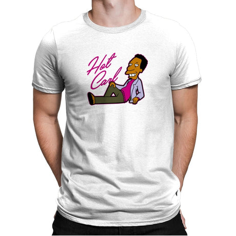 Hot Carl - Mens Premium T-Shirts RIPT Apparel Small / White