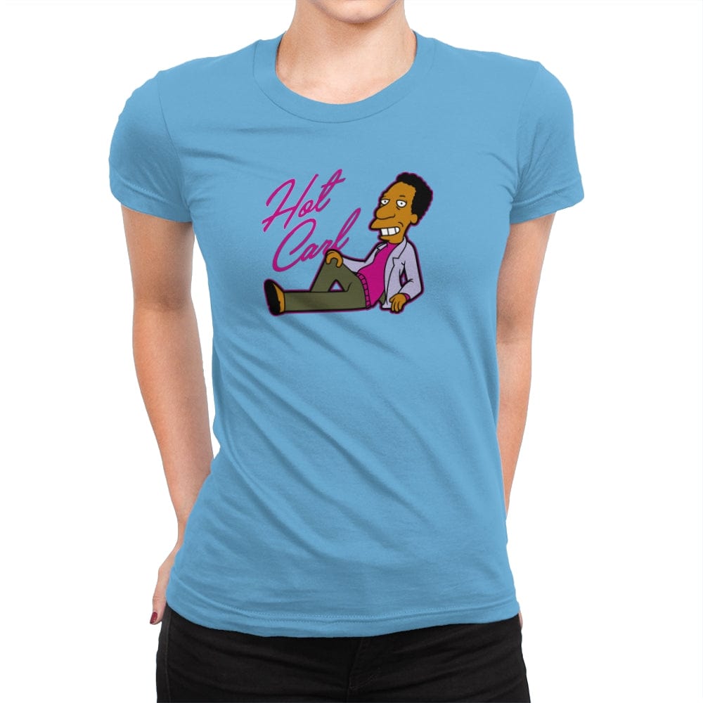 Hot Carl - Womens Premium T-Shirts RIPT Apparel Small / Turquoise