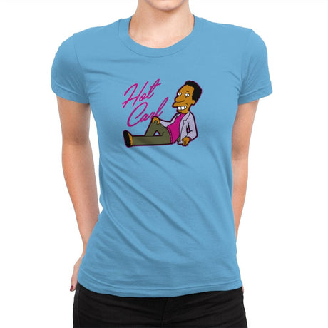 Hot Carl - Womens Premium T-Shirts RIPT Apparel Small / Turquoise