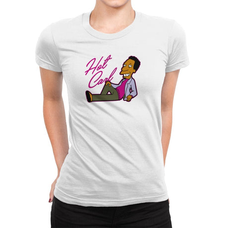Hot Carl - Womens Premium T-Shirts RIPT Apparel Small / White