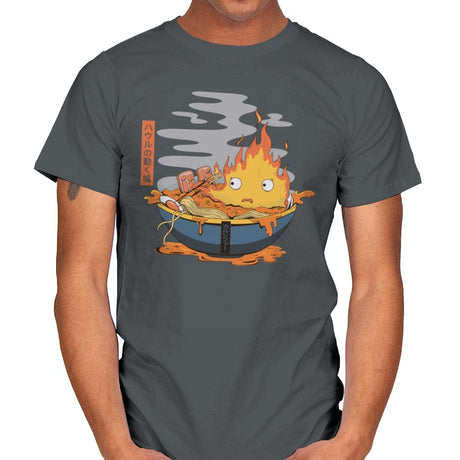 Hot Ramen - Mens T-Shirts RIPT Apparel Small / Charcoal