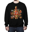 Hot Sauce Anatomy - Crew Neck Sweatshirt Crew Neck Sweatshirt RIPT Apparel Small / Black