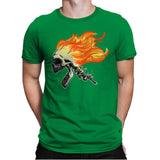 Hot Skull - Mens Premium T-Shirts RIPT Apparel Small / Kelly