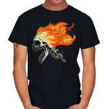 Hot Skull - Mens T-Shirts RIPT Apparel Small / Black
