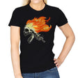 Hot Skull - Womens T-Shirts RIPT Apparel Small / Black