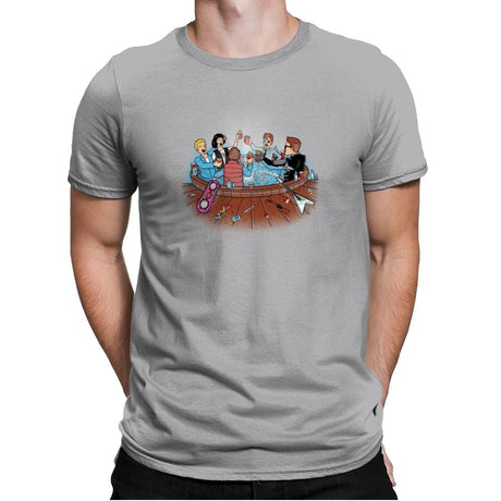 Hot Tub Time Travelers Exclusive - Mens Premium T-Shirts RIPT Apparel Small / Heather Grey