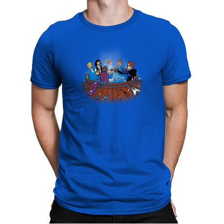 Hot Tub Time Travelers Exclusive - Mens Premium T-Shirts RIPT Apparel Small / Royal