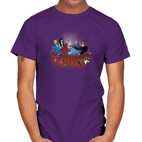 Hot Tub Time Travelers Exclusive - Mens T-Shirts RIPT Apparel Small / Purple