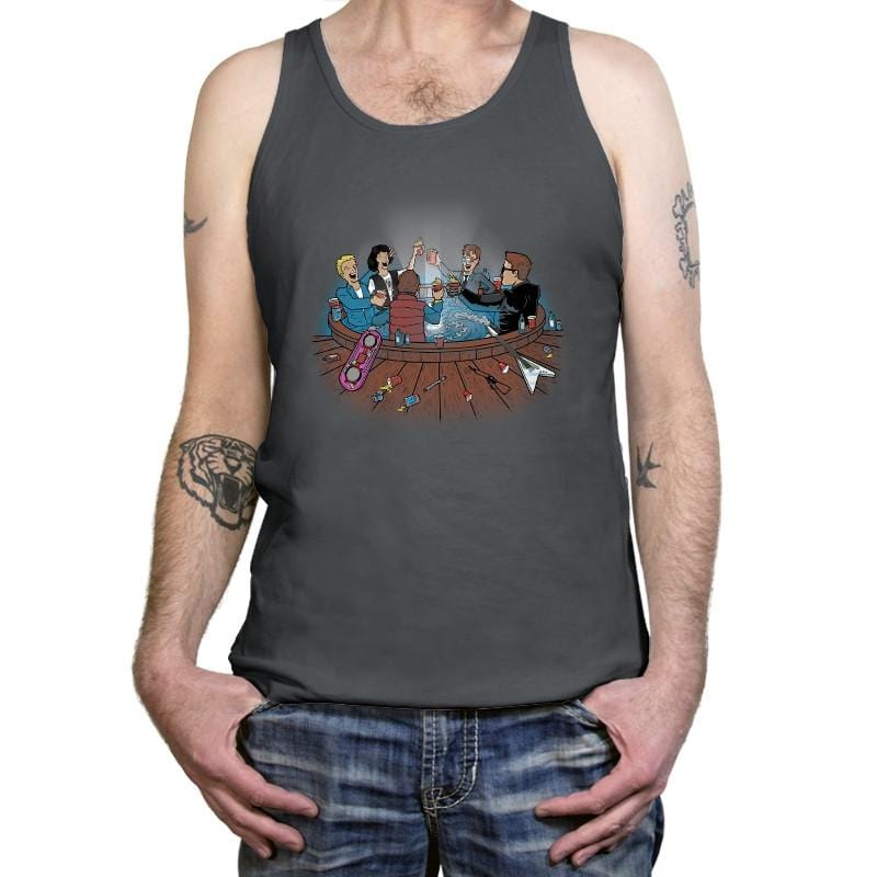 Hot Tub Time Travelers Exclusive - Tanktop Tanktop RIPT Apparel X-Small / Asphalt