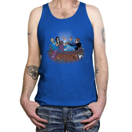 Hot Tub Time Travelers Exclusive - Tanktop Tanktop RIPT Apparel X-Small / True Royal