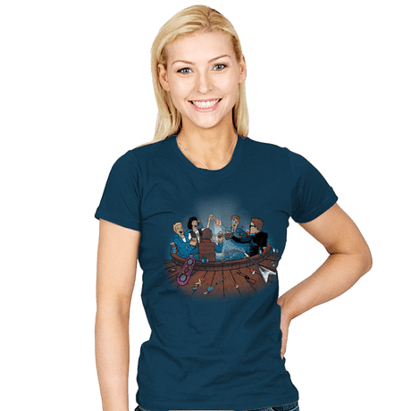 Hot Tub Time Travelers - Womens T-Shirts RIPT Apparel