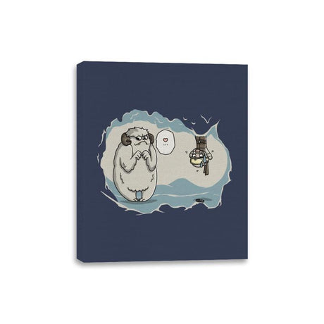 Hoth in Here - Canvas Wraps Canvas Wraps RIPT Apparel 8x10 / Navy