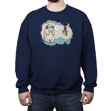Hoth in Here - Crew Neck Sweatshirt Crew Neck Sweatshirt RIPT Apparel Small / Navy