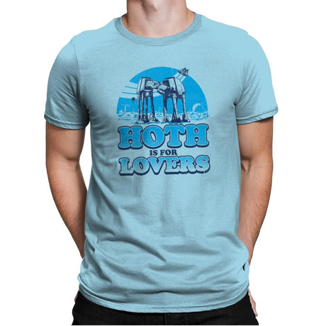 Hoth is for Lovers Exclusive - Mens Premium T-Shirts RIPT Apparel Small / Light Blue