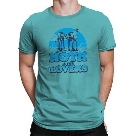 Hoth is for Lovers Exclusive - Mens Premium T-Shirts RIPT Apparel Small / Tahiti Blue