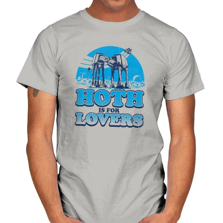 Hoth is for Lovers Exclusive - Mens T-Shirts RIPT Apparel Small / Ice Grey