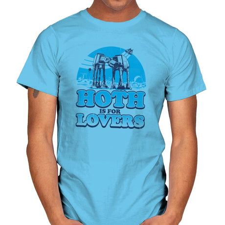 Hoth is for Lovers Exclusive - Mens T-Shirts RIPT Apparel Small / Sky