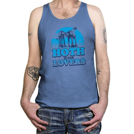 Hoth is for Lovers Exclusive - Tanktop Tanktop RIPT Apparel X-Small / Blue Triblend