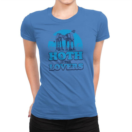 Hoth is for Lovers Exclusive - Womens Premium T-Shirts RIPT Apparel Small / Tahiti Blue