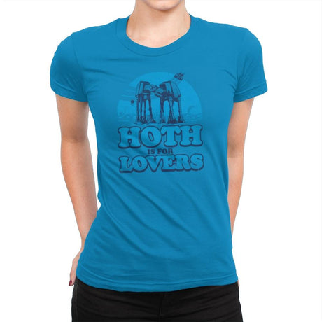 Hoth is for Lovers Exclusive - Womens Premium T-Shirts RIPT Apparel Small / Turquoise