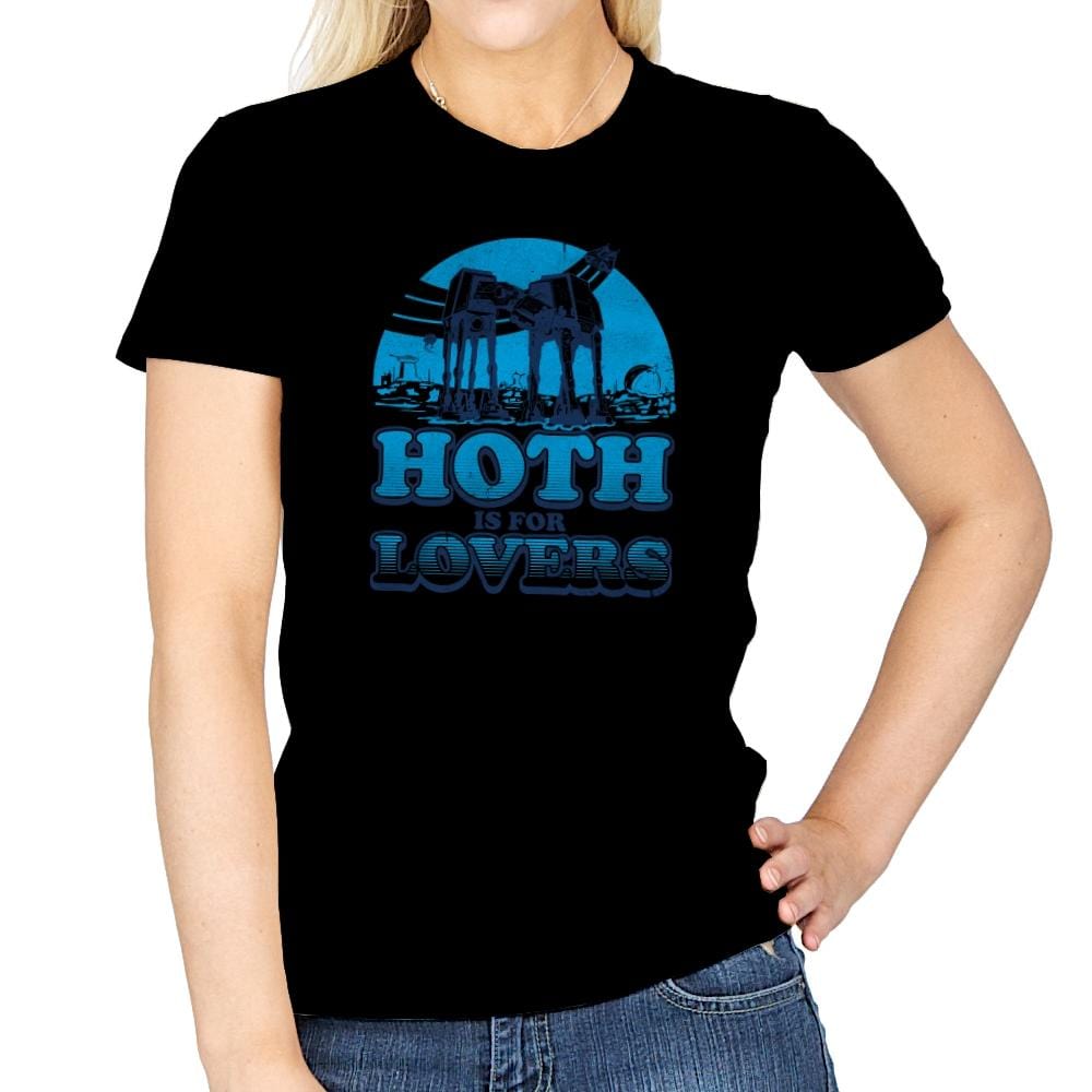 Hoth is for Lovers Exclusive - Womens T-Shirts RIPT Apparel Small / Navy