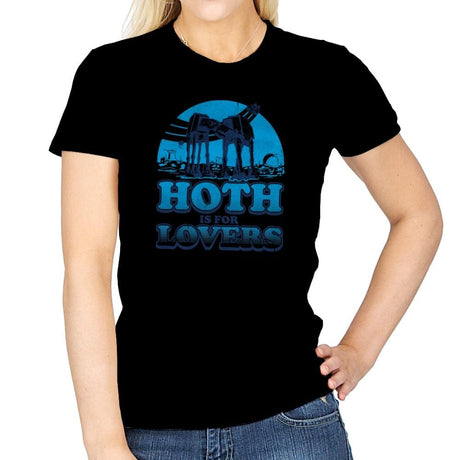 Hoth is for Lovers Exclusive - Womens T-Shirts RIPT Apparel Small / Navy