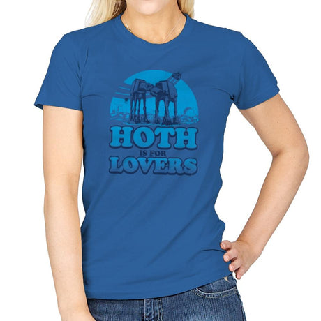 Hoth is for Lovers Exclusive - Womens T-Shirts RIPT Apparel Small / Royal