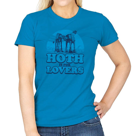 Hoth is for Lovers Exclusive - Womens T-Shirts RIPT Apparel Small / Sapphire