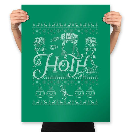 Hoth To Go - Prints Posters RIPT Apparel 18x24 / Kelly