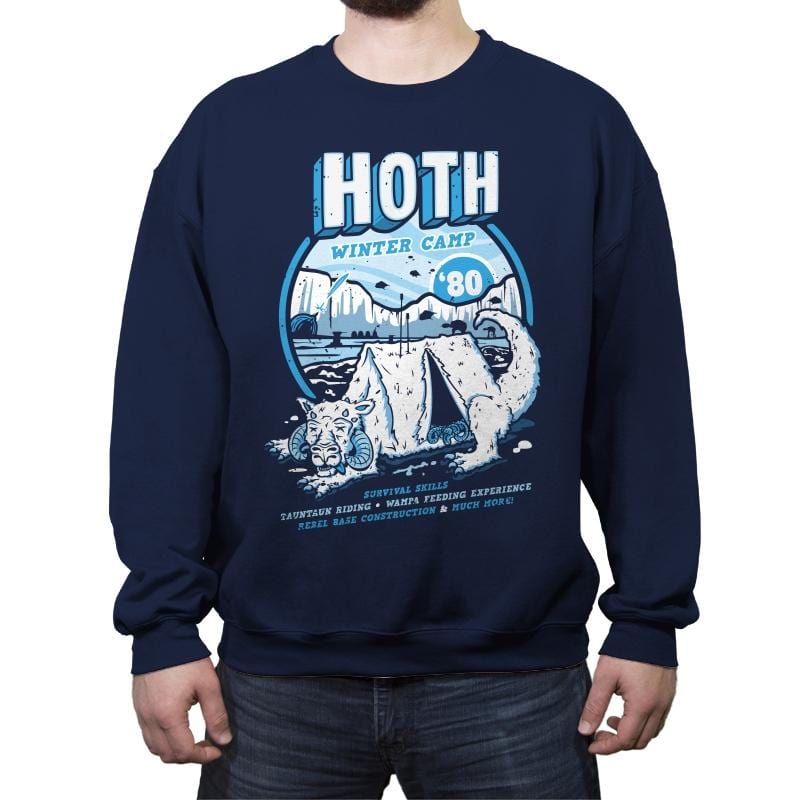 Hoth Winter Camp - Crew Neck Sweatshirt Crew Neck Sweatshirt RIPT Apparel