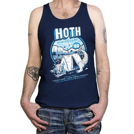 Hoth Winter Camp - Tanktop Tanktop RIPT Apparel X-Small / Navy