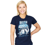 Hoth Winter Camp - Womens T-Shirts RIPT Apparel Small / Navy