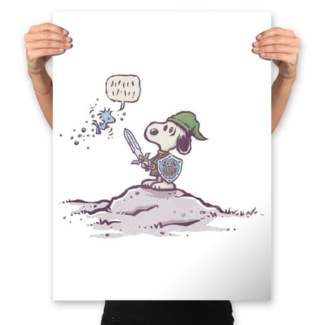 Hound of Hyrule - Prints Posters RIPT Apparel 18x24 / White