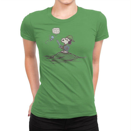 Hound of Hyrule - Womens Premium T-Shirts RIPT Apparel Small / Kelly