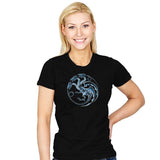 House Blue Eyes - Womens T-Shirts RIPT Apparel Small / Black