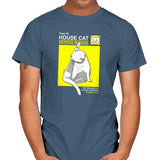 House Cat Service Manual Exclusive - Mens T-Shirts RIPT Apparel Small / Indigo Blue