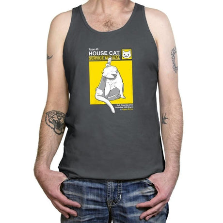 House Cat Service Manual Exclusive - Tanktop Tanktop RIPT Apparel X-Small / Asphalt