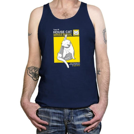 House Cat Service Manual Exclusive - Tanktop Tanktop RIPT Apparel X-Small / Navy