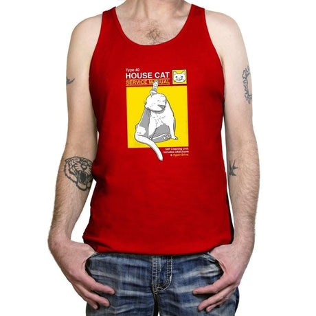 House Cat Service Manual Exclusive - Tanktop Tanktop RIPT Apparel X-Small / Red