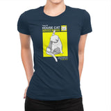 House Cat Service Manual Exclusive - Womens Premium T-Shirts RIPT Apparel Small / Midnight Navy