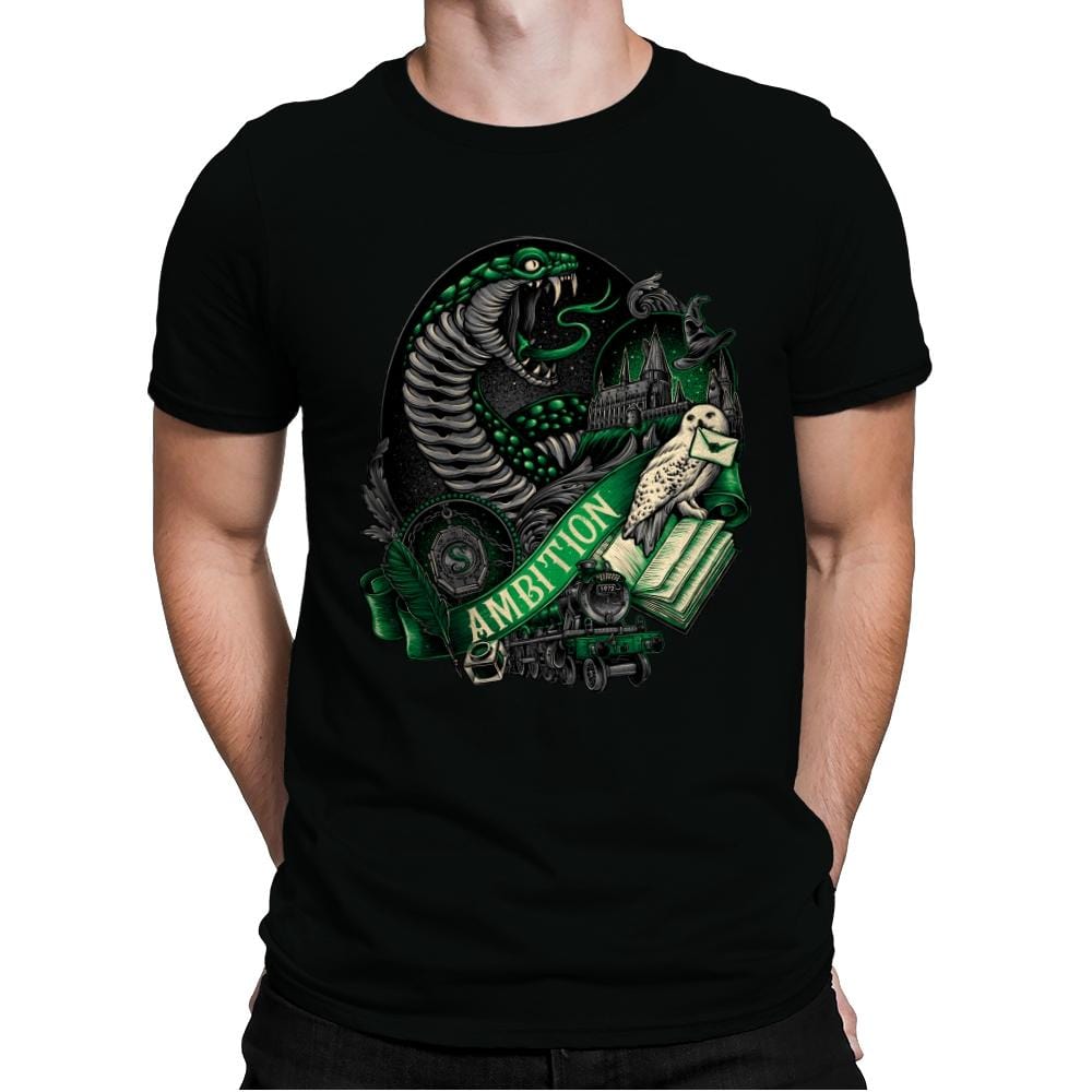 House of Ambition  - Mens Premium T-Shirts RIPT Apparel Small / Black